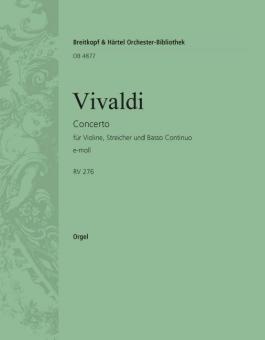 Concerto in e-Moll RV 275 