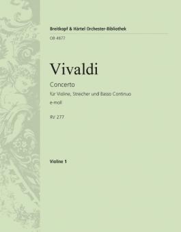 Concerto in e-Moll RV 275 