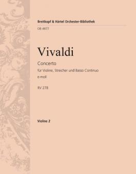 Concerto in e-Moll RV 275 