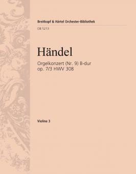 Orgelkonzert (Nr. 9) B-Dur op. 7/3 HWV 308 