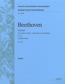 Konzert für Klavier, Violine, Violoncello und Orchester (Tripelkonzert) C-dur op. 56 