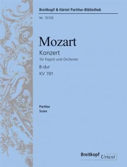 Fagottkonzert B-dur KV 191 (186e) 