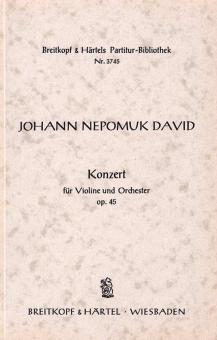 Violinkonzert Nr. 1 Wk 45 