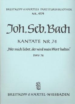 Wer mich liebet, der wird mein Wort halten 