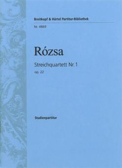 Streichquartett Nr. 1 op. 22 
