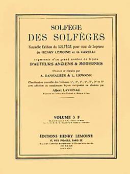 Solfège des Solfèges (3F) (avec accomp.) 