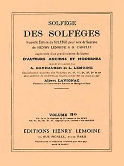 Solfège des Solfèges (3G) (sans accomp.) 