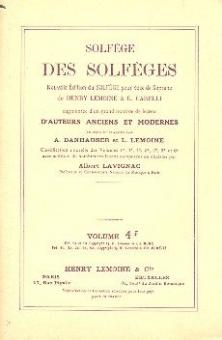 Solfège des Solfèges (4F) (sans accomp.) 