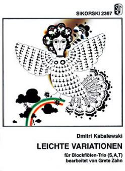 Leichte Variationen für Blockflöten-Trio op. 51/2 + 51/3 