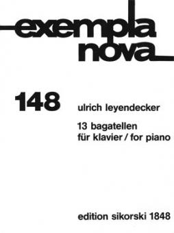 13 Bagatellen für Klavier 