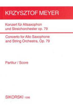 Konzert für Altsaxophon und Streichorchester op. 79 