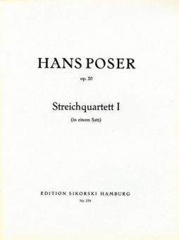 Streichquartett Nr. 1 (In einem Satz) 