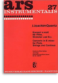 Konzert für Flöte, Streicher und Bc 