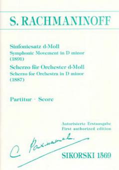 Sinfoniesatz (1891) / Scherzo für Orchester (1887) 
