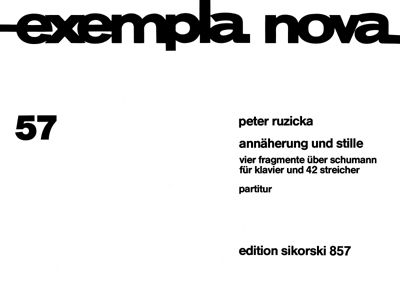 Annäherung und Stille 