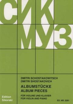 Albumstücke für Violine und Klavier 