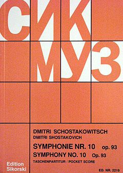 Sinfonie Nr. 10 e-Moll op. 93 