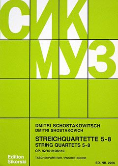 Streichquartette Nr. 5-8 