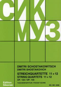 Streichquartette Nr. 11 + 12 
