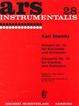 Konzert Nr. 10 B-Dur für Klarinette und Orchester 