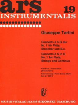 Concerto à 5 für Flöte, Streicher und Bc 
