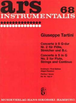 Concerto a 5 Nr. 2 für Flöte, Streicher und Bc 
