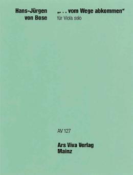 ... vom Wege abkommen 