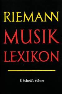 Riemann Musiklexikon 1 