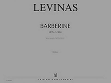 Barberine de Guillaume Lekeu 
