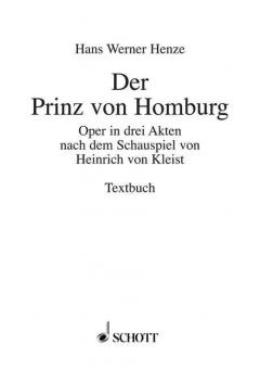 Der Prinz von Homburg Standard