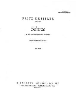 Scherzo im Stile von Karl Ditters v. Dittersdorf 