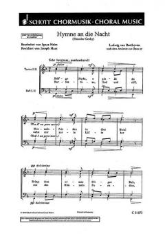 Hymne an die Nacht Standard