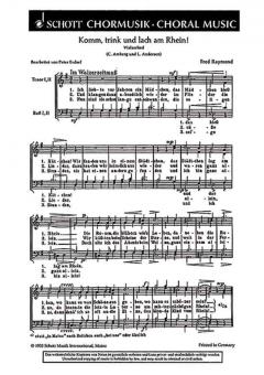 Komm, trink und lach am Rhein! Standard