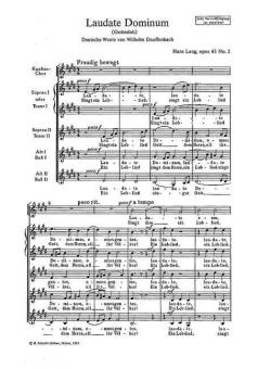 Laudate Dominum op. 43/2 Standard