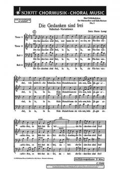 Drei Volksliedsätze Nr. 3 Standard