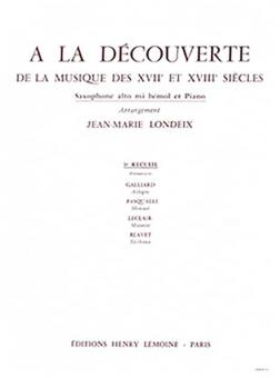 A La découverte de la musique des 17o et 18o siècles 3 