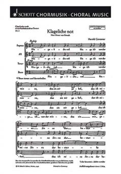 5 Chorlieder GeWV 17 Nr. 3 und 4 Standard