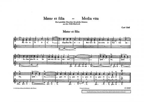 2 geistliche Chorsätze Standard