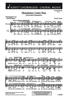 Fünf Liebeslieder Nr. 4 Standard