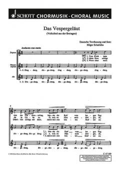 Das Vespergeläut - Les cloches des vêpres Standard