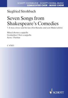 7 Songs from Shakespeare's Comedies No. 7 Standard
