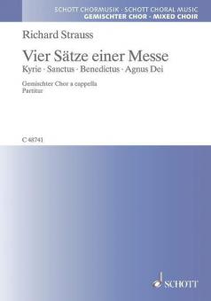 Vier Sätze einer Messe D-Dur op. AV. 31 Standard