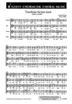 Tenebrae factae sunt Standard