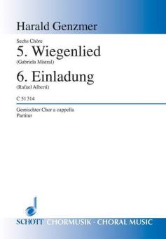 6 Chöre GeWV 45 Nr. 5 & 6 Standard