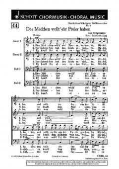 Drei heitere Volkslieder Nr. 2 Standard