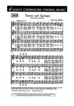 Tanzen und Springen Standard