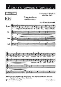 Drei ungarische Volkslieder Nr. 2 Standard