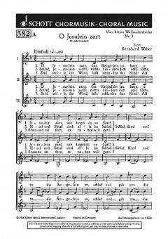 Vier kleine Weihnachtslieder Nr. 3 & 4 Standard