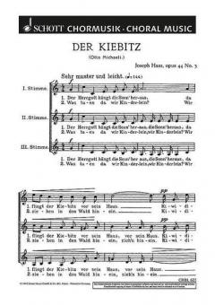 Sechs Lieder op. 44 Nr. 3 Standard