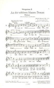 An der schönen blauen Donau 